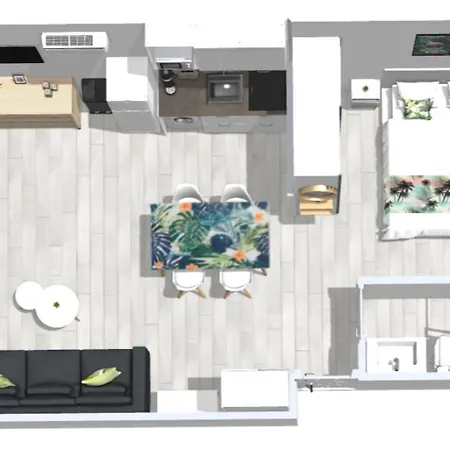 Apartment Tropical Loft Vista Mar Lateral